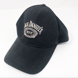 JACK DANIELS | Rye Adjustable Black Baseball Hat with Embroidery